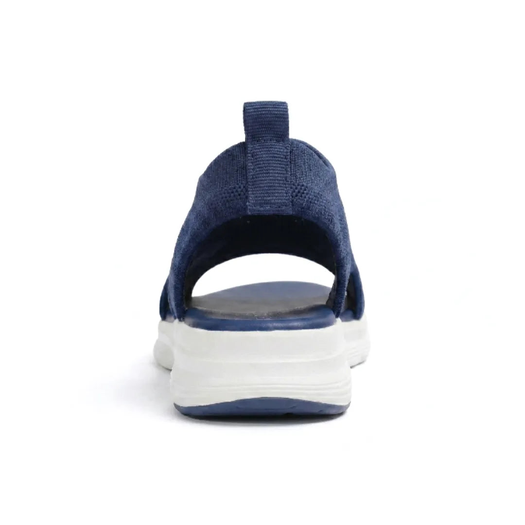 Easy wear women's orthopedic wedge sandals, designed for walking comfort and foot support.