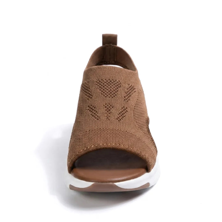 Comfortable women's orthopedic wedge sandals, ideal for walking and summer casual wear.