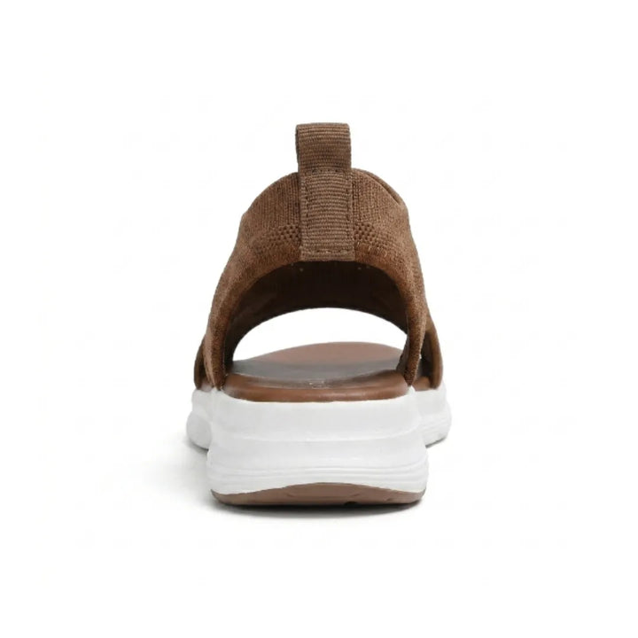 Durable women's orthopedic walking wedge sandals, designed for foot support and easy wear.