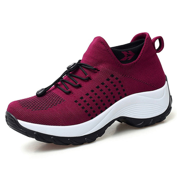 Lightweight women's comfort shoes designed for walking, offering excellent arch support.