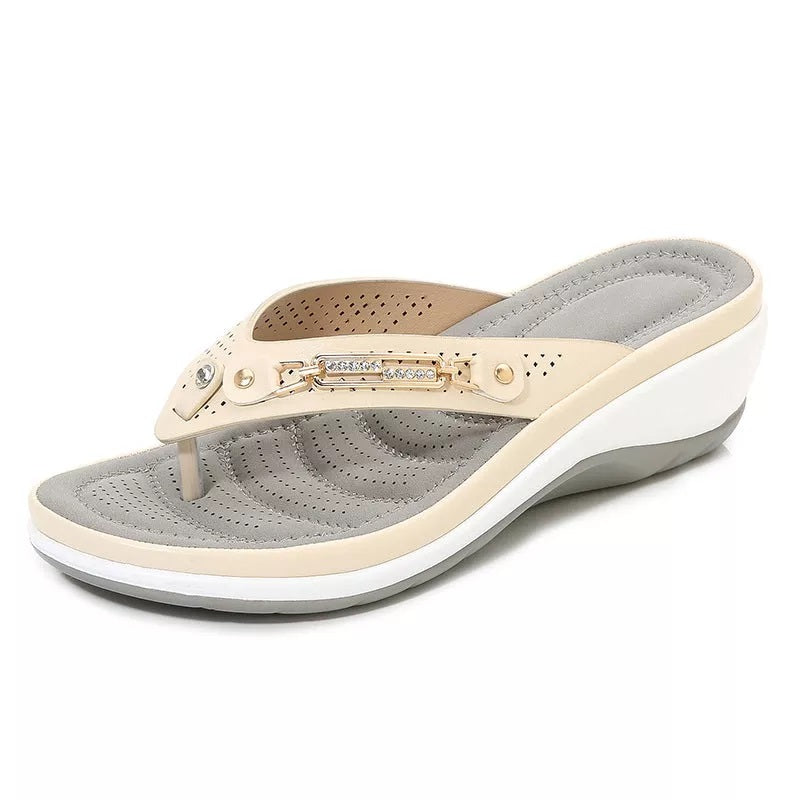 Ergonomic women's walking sandals offering excellent arch support and a cushioned footbed for long-lasting comfort.