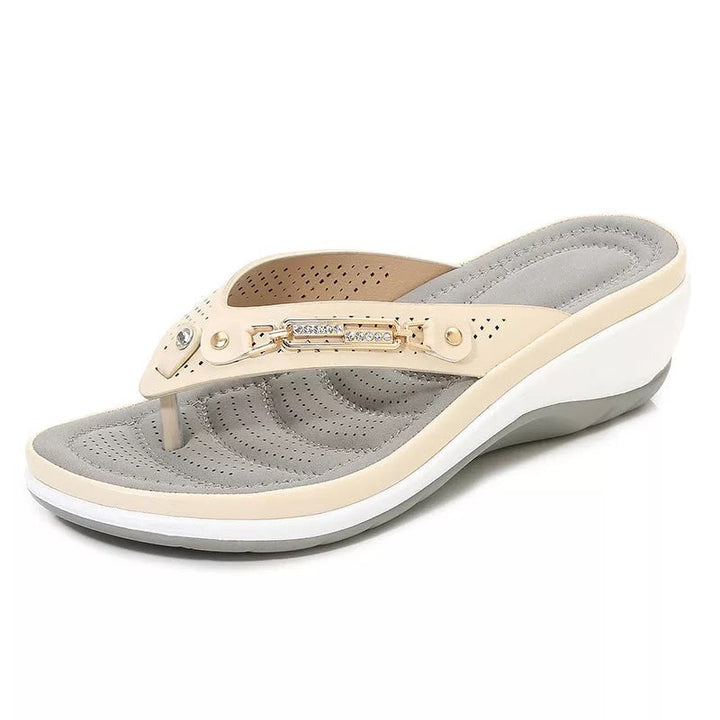 Ergonomic women's walking sandals offering excellent arch support and a cushioned footbed for long-lasting comfort.
