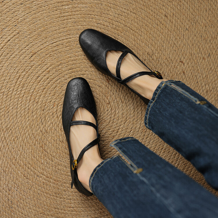 Versatile women's comfortable flats for daily wear. Adjustable strap ensures a custom, snug fit.