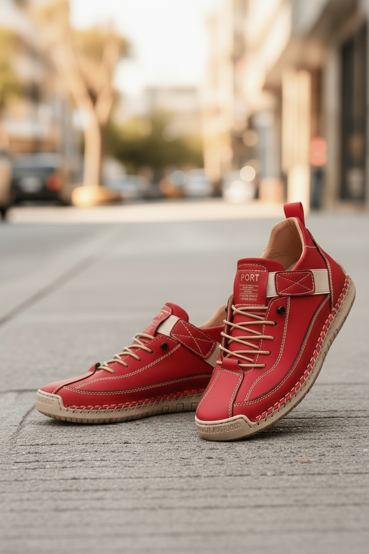 Effortless comfort: Women's neutral-colored slip-on trainers, great for daily wear and versatility.