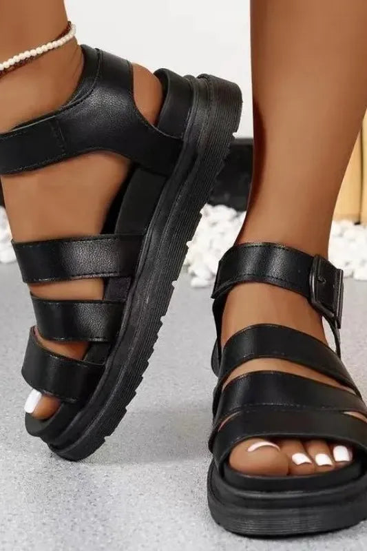 Women's comfortable everyday slip-on sandals, perfect for casual summer walking and daily wear.