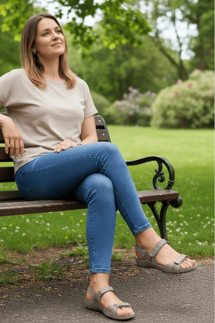 Women's walking sandals featuring adjustable straps for a custom, comfortable fit. Perfect summer shoes.