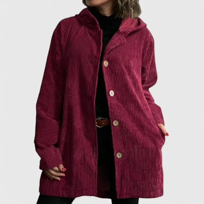 Women's comfortable hooded jacket for everyday style & casual wear. Perfect autumn/winter outerwear.