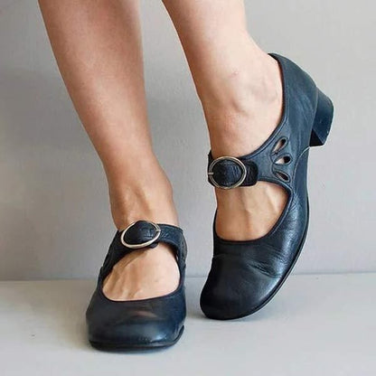 Women's comfortable leather sandals with arch support for summer everyday wear. Open-toe slip-on style.