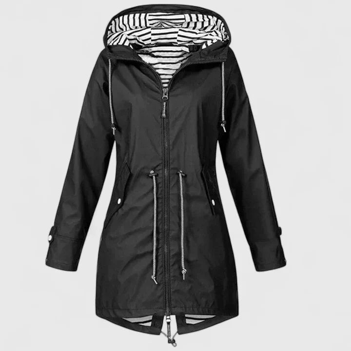 Stylish red women's everyday jacket, lightweight and comfortable for versatile wear.