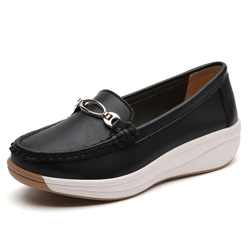 Everyday women's slip-on loafers offering superior orthopedic comfort and arch support.