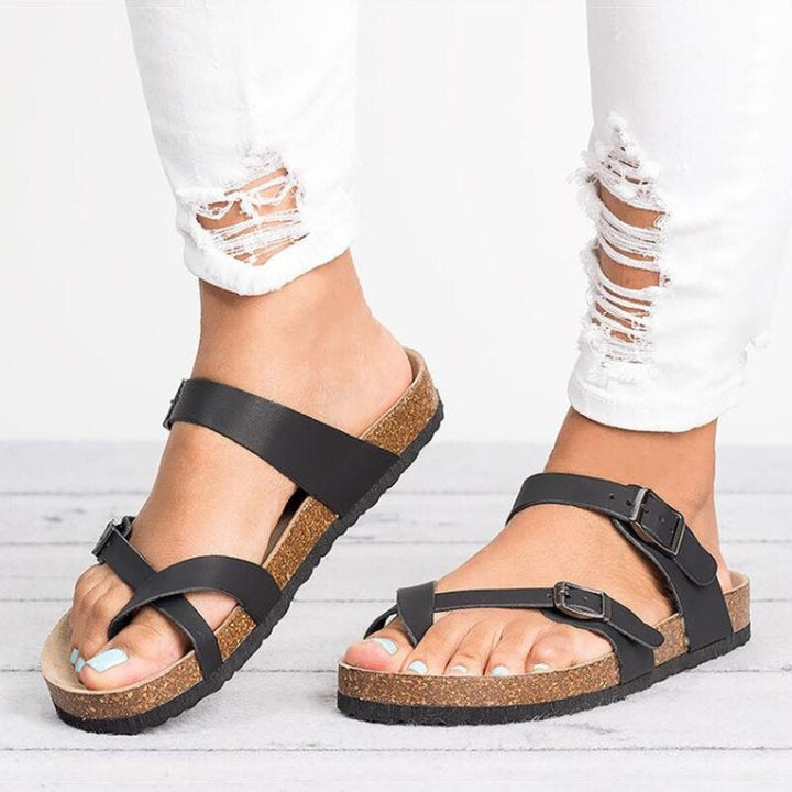 Women's comfortable orthopedic sandals with adjustable straps for ultimate support.
