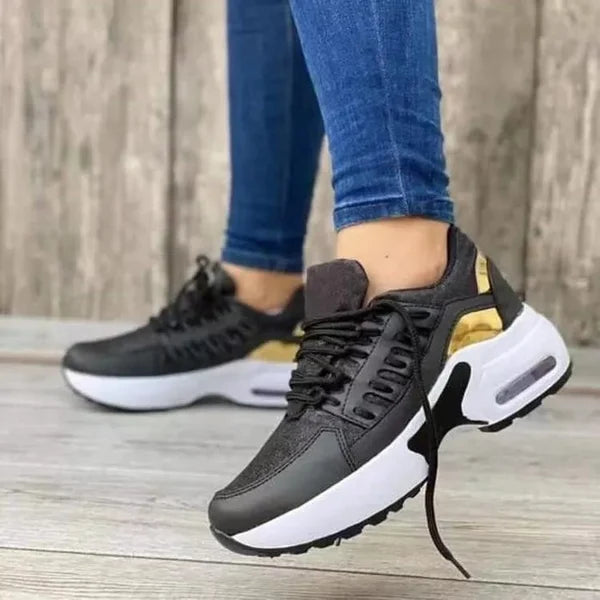 Stylish women's walking sneakers with orthopedic features for ultimate comfort and an active lifestyle.