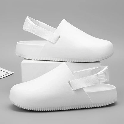 Stylish women's casual clogs with easy slip-on design & adjustable strap for all-day comfortable everyday wear.