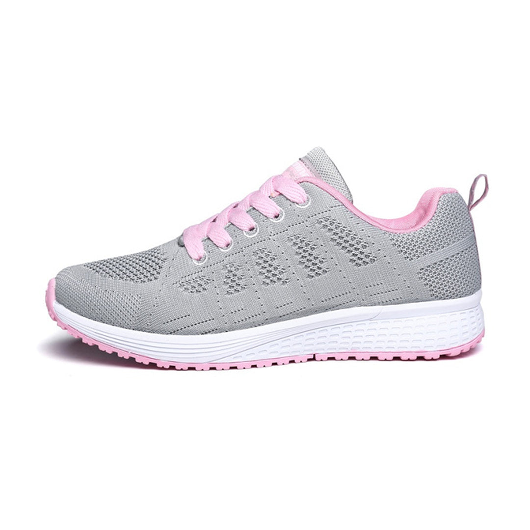 Supportive women's sneakers, ideal for walking. Features cushioned insole & arch support for ultimate comfort.