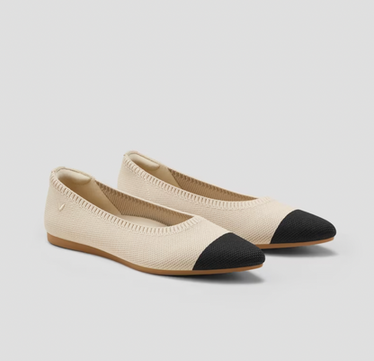 Slip-on women's comfortable ballerinas. Lightweight spring flats for effortless casual fashion.
