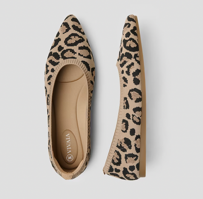 Fashionable spring/summer flats. Women's comfortable slip-on ballerinas for versatile wear.