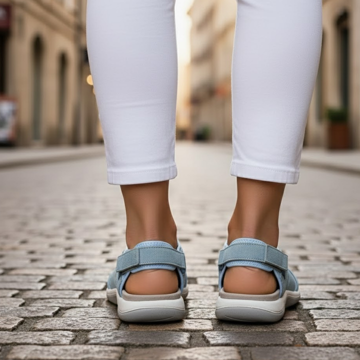 Versatile women's strappy summer sandals, comfortable and casual for any warm weather occasion.