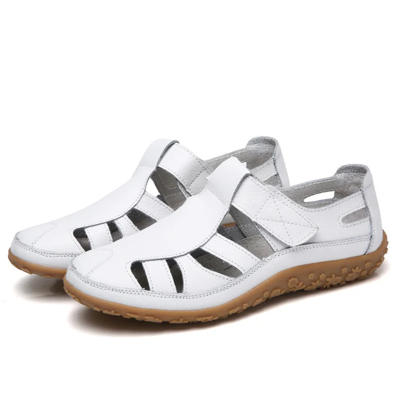 Women's comfortable walking sandals with arch support for daily wear.
