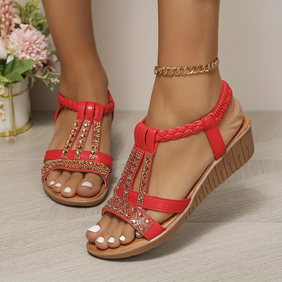 Women's comfortable wedge sandals, perfect for stylish everyday summer wear.