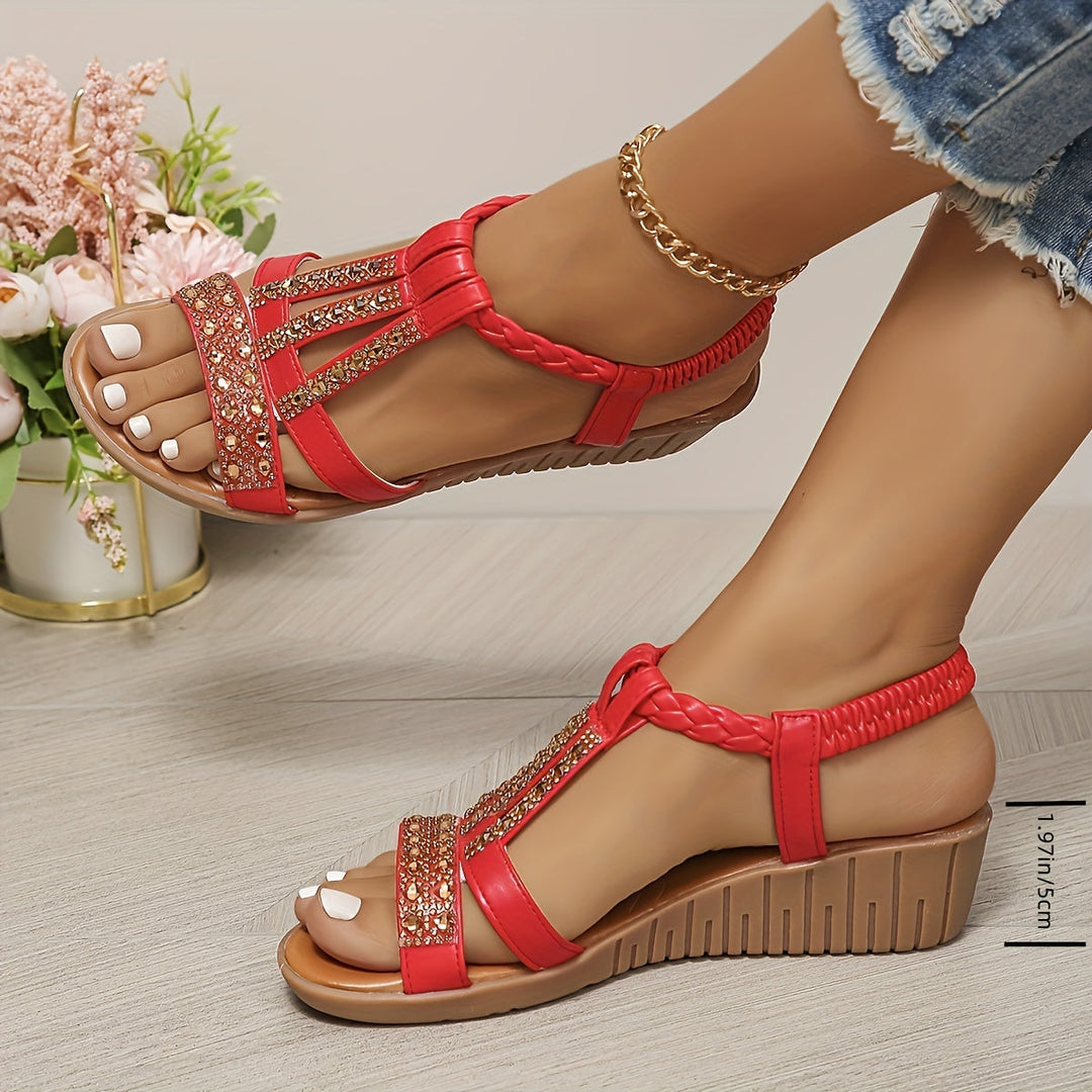 Versatile women's comfortable wedge sandals, suitable for various casual occasions.