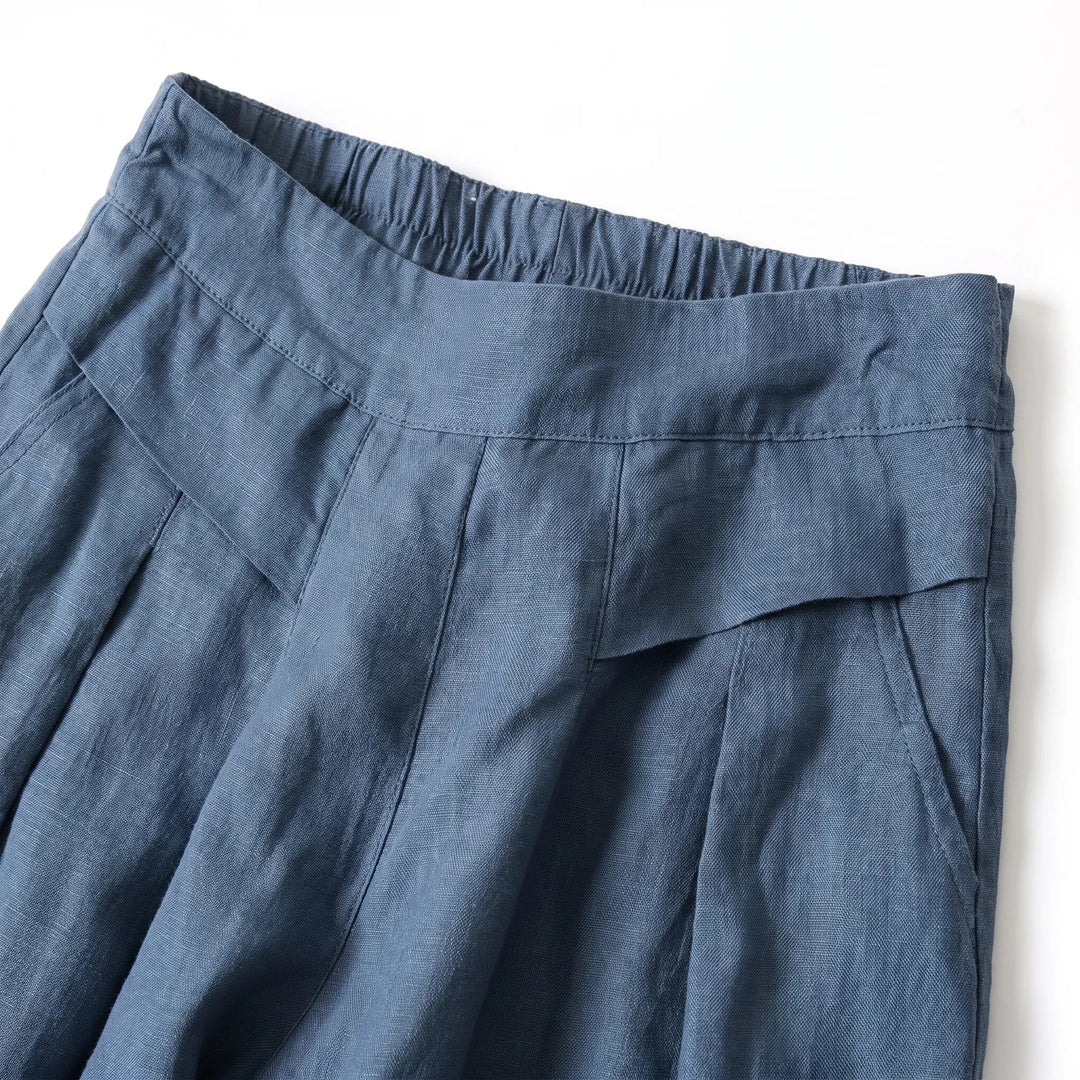 Relaxed fit women's wide leg pants, comfortable for summer, suitable for casual & everyday wear.