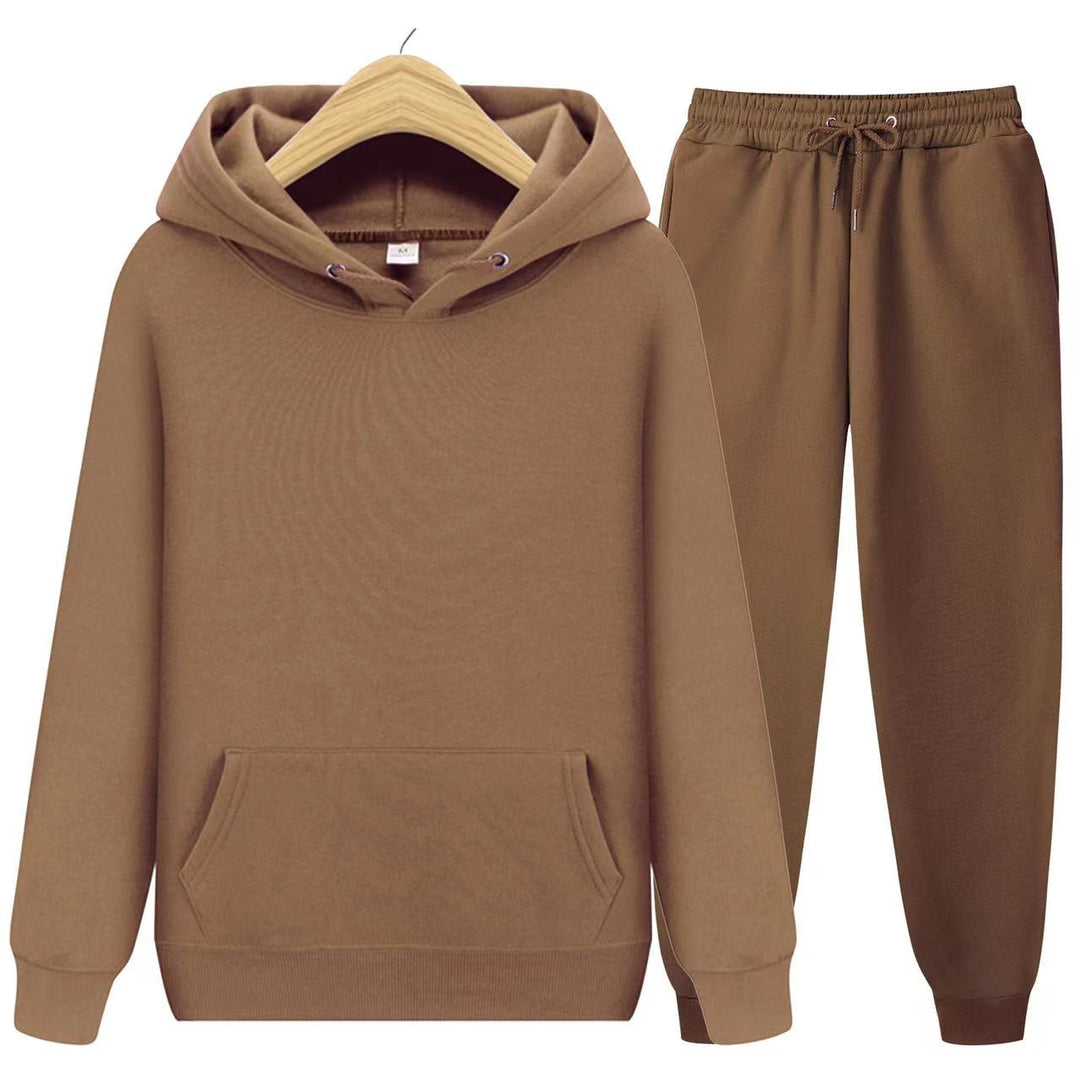 Elevate your everyday fashion with this women's comfy hoodie and jogger lounge set, a cozy choice.