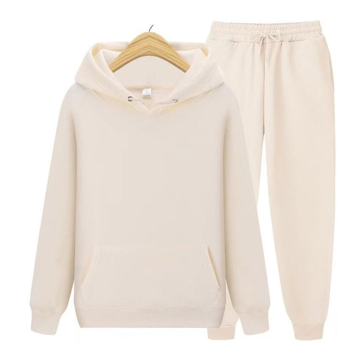 Women's active lifestyle 2-piece set: a comfortable hooded sweatshirt and practical joggers.