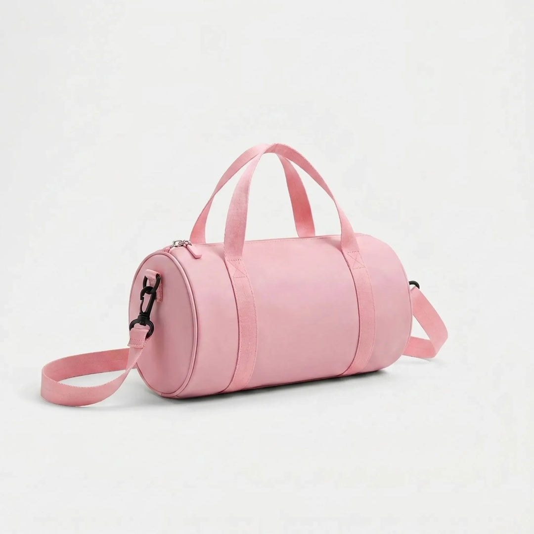 Mini women's duffel bag, a compact sports bag for activewear, small & easy to carry.