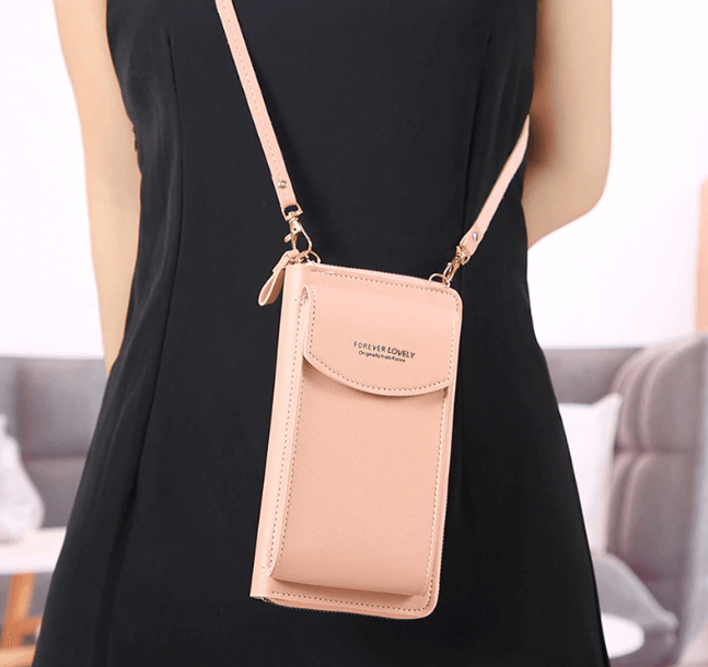 Functional women's compact shoulder bag, PU leather, adjustable strap, secure flap.