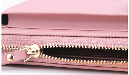 Sophisticated women's small PU leather bag with adjustable strap & secure flap.