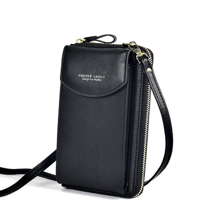 High-quality women's PU leather shoulder bag, adjustable strap, compact for essentials.