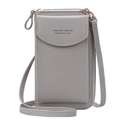 Versatile women's crossbody handbag with adjustable strap and flap closure.