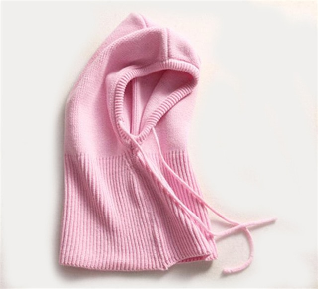 Elegant women's cashmere feel headwear, a warm knitted hat perfect for any winter outfit.