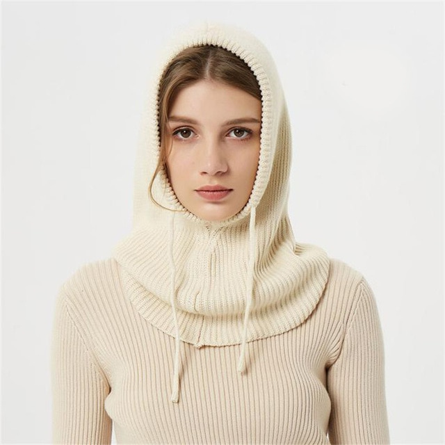 Cozy women's winter beanie, featuring a cashmere feel and soft knit for warmth in cold weather.