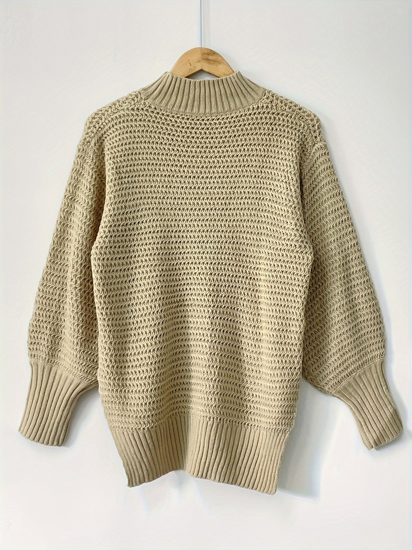 Winter fashion: women's cozy oversized chunky knit pullover for warmth and style.