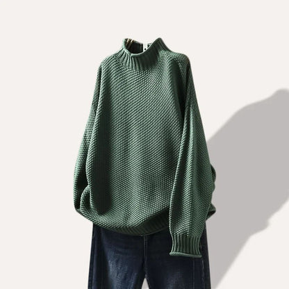 Women's cozy everyday pullover sweater, perfect for comfortable casual wear, ideal for fall and winter.