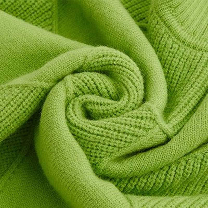 Women's cozy high-neck sweater, a warm long-sleeve knit pullover for ultimate winter fashion.