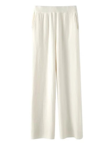 Women's ultimate comfort high-waisted lounge pants, featuring a relaxed fit & soft feel for cozy relaxation.