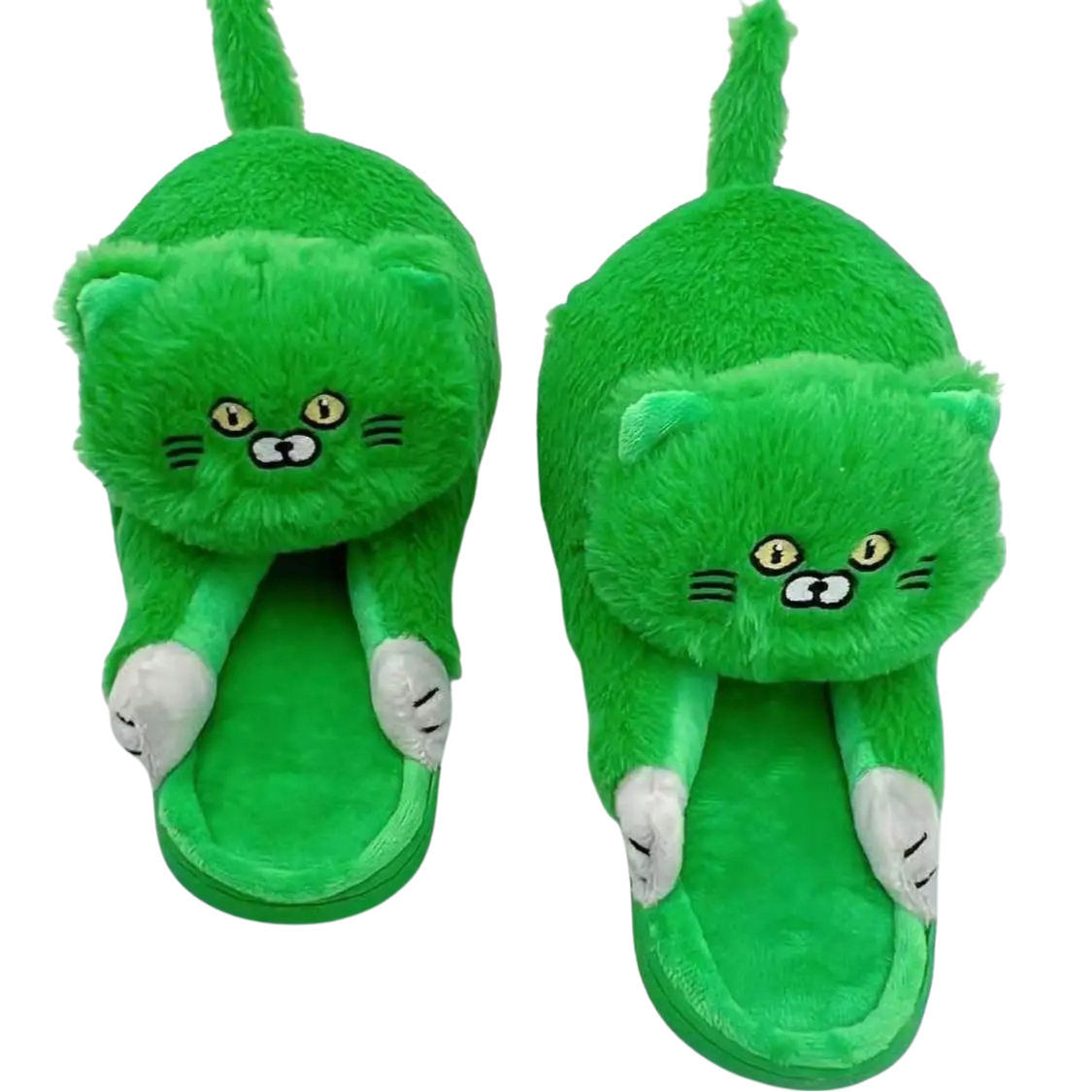Women's cozy hugging cat slippers provide cloud-like comfort. Memory foam animal indoor footwear for home relaxation.