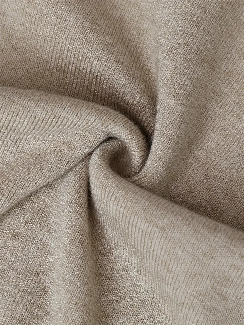 Versatile women's ribbed knit set, perfect for cozy lounging or casual wear.