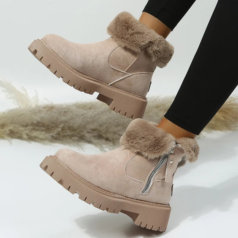 Comfortable women's winter ankle boots for ultimate warmth & coziness. Perfect for cold weather style.