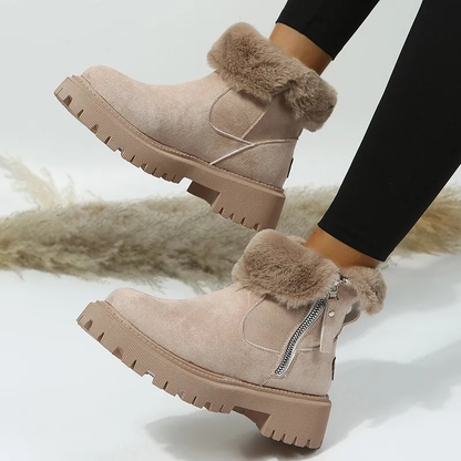 Comfortable women's winter ankle boots for ultimate warmth & coziness. Perfect for cold weather style.