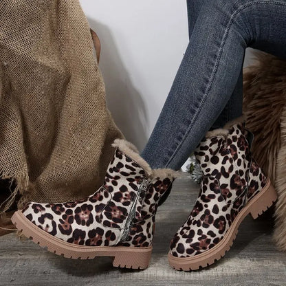 Women's warm, comfy zipper boots for all cold weather activities; durable and stylish.