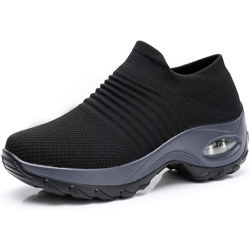 Lightweight, breathable women's orthopedic walking shoes with superior arch support and cushioning.
