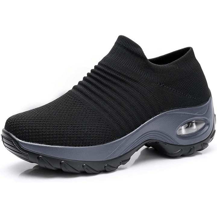 Lightweight, breathable women's orthopedic walking shoes with superior arch support and cushioning.