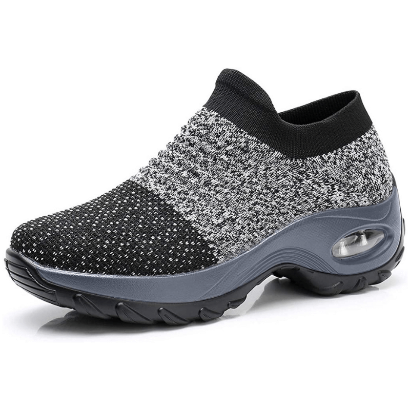 Cushioned comfort shoes for women, ideal for walking, offering excellent arch support & foot pain relief.