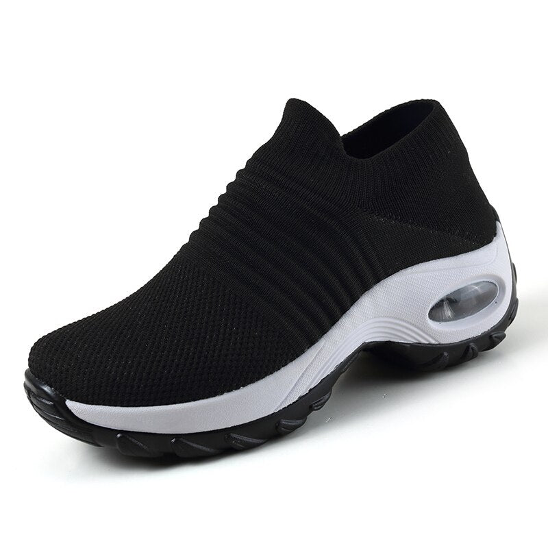 Women's walking shoes with arch support & deep cushioning for ultimate foot pain relief and comfort.