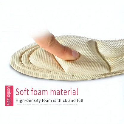Soft gel heel inserts for women's high heels, offering superior cushioning and support.