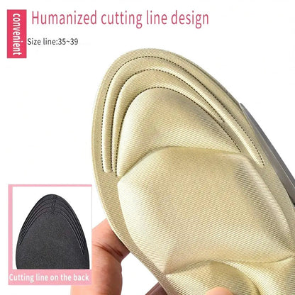 High heel comfort pads for women, reducing foot pain and improving shoe fit.