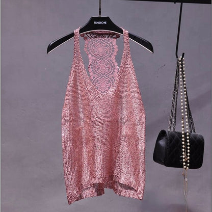 Dazzling sequin party wear top for women, offering glamour & sparkle for any stylish evening or night out.